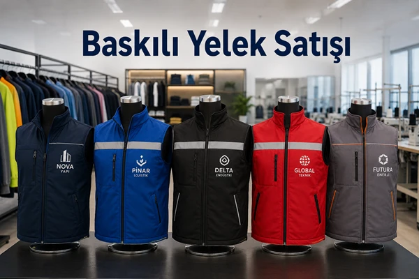 Ankara  Baskılı Yelek Satışı